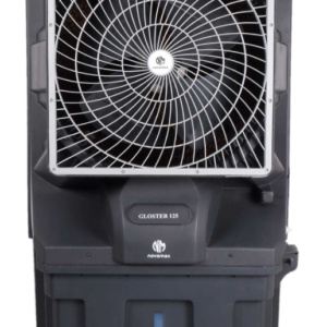 novamax gloster 125 l commercial air cooler (grey, with powerful air throw, honeycomb cooling)