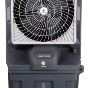 novamax gloster 150 l commercial air cooler (grey, with powerful air throw, honeycomb cooling)