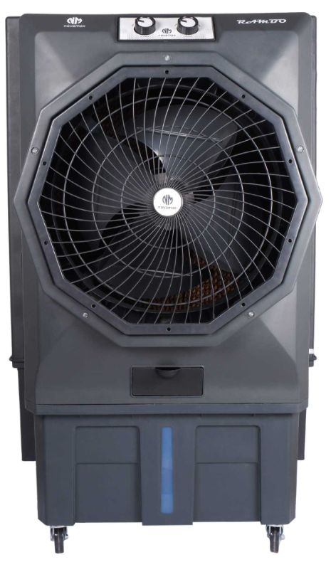 novamax rambo 100 l commercial air cooler (grey , rambo with honeycomb cooling technology) novamax rambo 100 l commercial air cooler (grey , rambo with honeycomb cooling technology)