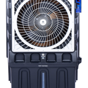 novamax 150 l commercial air cooler (grey, tent panther for hall/banquet/commercial space, powerful air throw of 175 ft.)