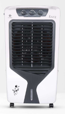 novamax kazer 75 l heavy duty desert air cooler with high density honeycomb cooling pads, 4 ways air deflection, powerful air thow & 3 speed control with ice chamber (white) novamax kazer 75 l heavy duty desert air cooler with high density honeycomb cooling pads, 4 ways air deflection, powerful air thow & 3 speed control with ice chamber (white)