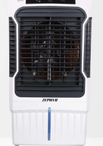 novamax zephyr 90 l desert air cooler for home/office with 3 side high density honeycomb cooling pads, auto swing, 4 way air deflection & 3 speed control technology (black)
