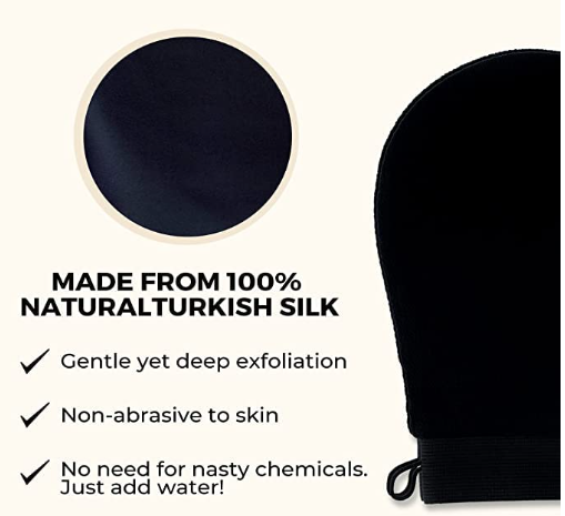 Ghar Soaps Exfoliating Gloves For Dead Skin Body, Black | Loofah for Women/Loofah for Men | Gentle On Skin | Easy To Use | Scrub Gloves | All Dead Skin Cells, Blackheads, Impurities, Sustainable Ghar Soaps Exfoliating Gloves For Dead Skin Body, Black | Loofah for Women/Loofah for Men | Gentle On Skin | Easy To Use | Scrub Gloves | All Dead Skin Cells, Blackheads, Impurities, Sustainable - Image 5