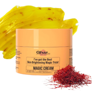 Ghar Soaps Magic Moisturizing Cream with saffron and niacinamide