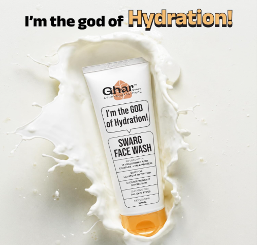 Ghar Soaps Swarg Face Wash | For soft and supple skin | With 16 Hyaluronic Acid Complex, Hydrolysed Milk Protein and Panthenol (Pro-Vitamin B5) | For All Skin Types Ghar Soaps Swarg Face Wash | For soft and supple skin | With 16 Hyaluronic Acid Complex, Hydrolysed Milk Protein and Panthenol (Pro-Vitamin B5) | For All Skin Types - Image 2