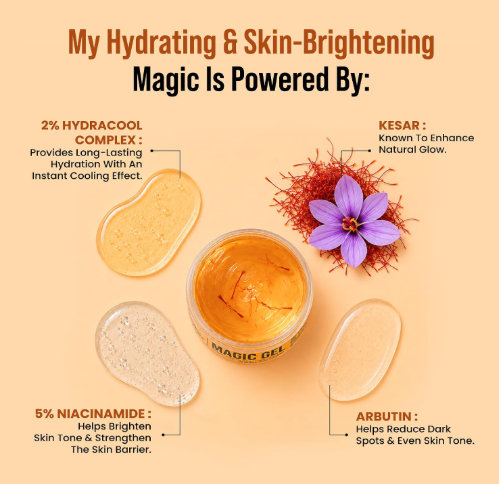 Ghar Soaps Magic Gel | For Skin Brightening | With Arbutin, Niacinamide & Saffron | For all skin types (50g) Ghar Soaps Magic Gel | For Skin Brightening | With Arbutin, Niacinamide & Saffron | For all skin types (50g) - Image 4