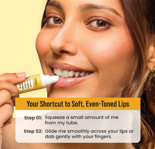 Ghar Soap Brightening kojic Lip Balm with SPF 30 | For Dark, Pigmented, Dry, Flaky Lip | SPF 30 for Sun Damage and Discoloration | Lip Balm for Glossy Buttery Soft Pink Lips| For Women & Men - (12 gm) Ghar Soap Brightening kojic Lip Balm with SPF 30 | For Dark, Pigmented, Dry, Flaky Lip | SPF 30 for Sun Damage and Discoloration | Lip Balm for Glossy Buttery Soft Pink Lips| For Women & Men - (12 gm) - Image 3